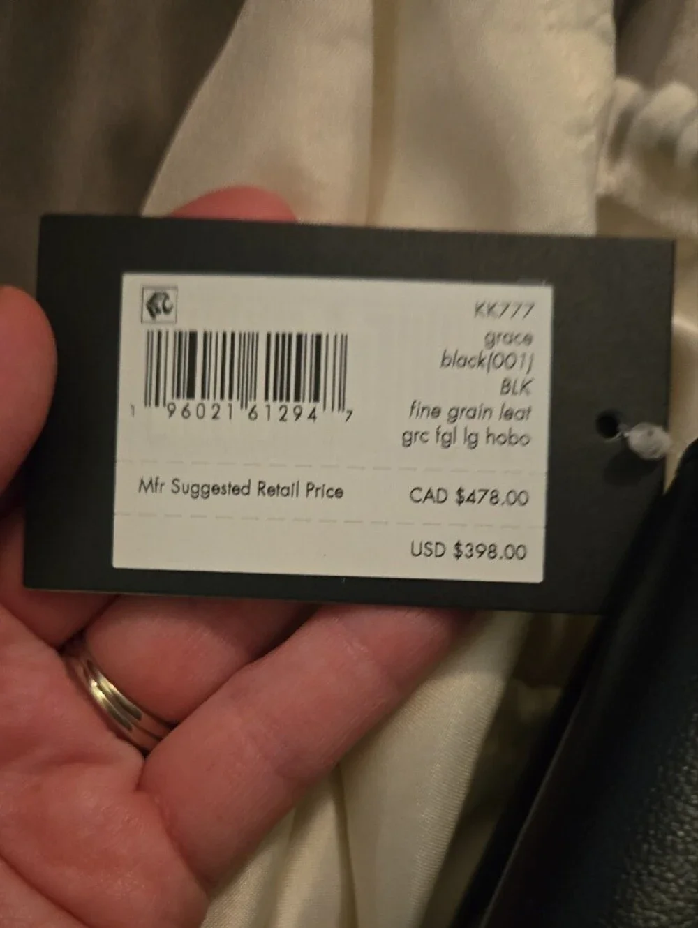 kate spade Black Leather Shoulder Tote with Gold Logo